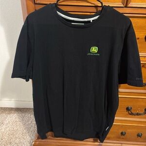 John Deere Black Short Sleeve Tee
